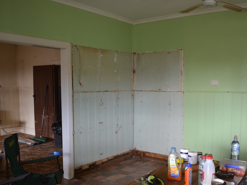 Pantry after demolition