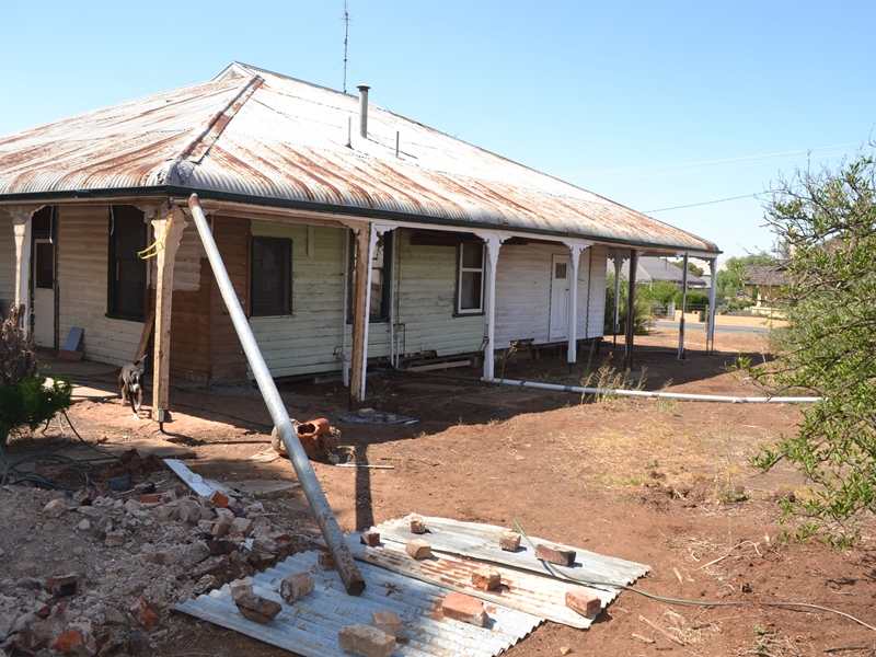 Office and deck gone!