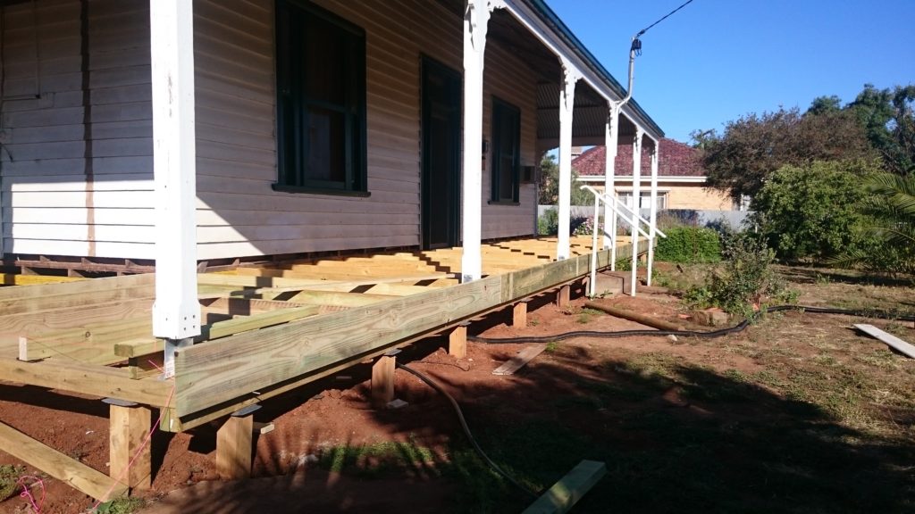 Deck taking shape